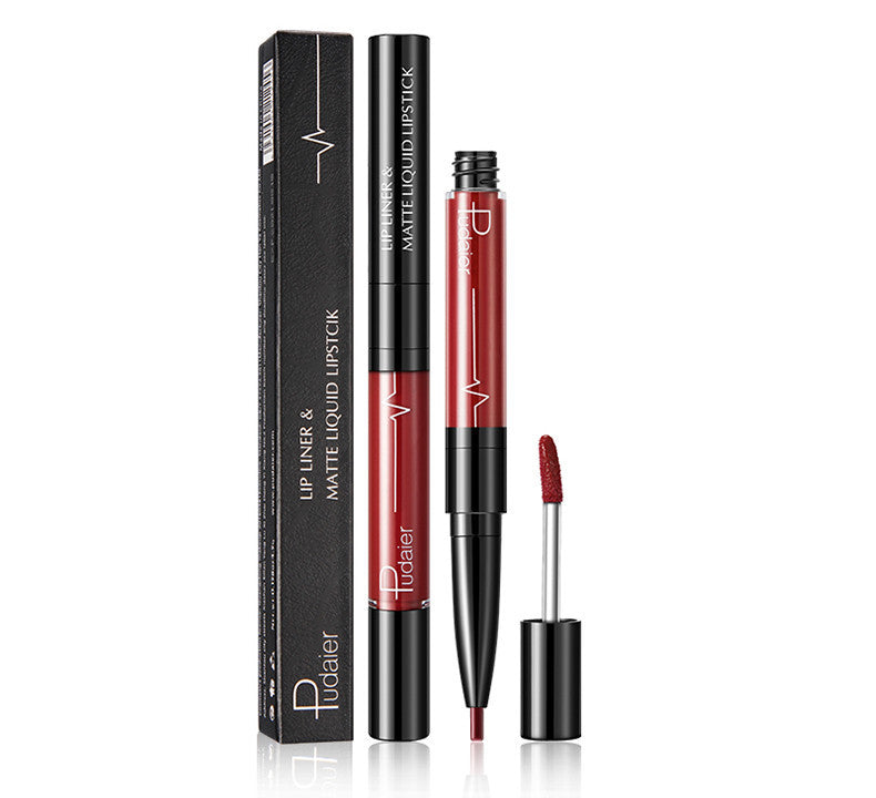 Pudaier Matte Lip Gloss Lip Liner 2 in1 Maqui gem Professional Complete Agate Red Lip Tint Plumper Tattoo Makeup liquid Lipstick Pudaier Matte Lip Gloss Lip Liner 2 in1 Maqui gem Professional Complete Agate Red Lip Tint Plumper Tattoo Makeup liquid Lipstick